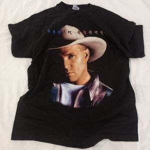 Garth Brooks Concert Graphic T-Shirt - Hanes Beefy-T